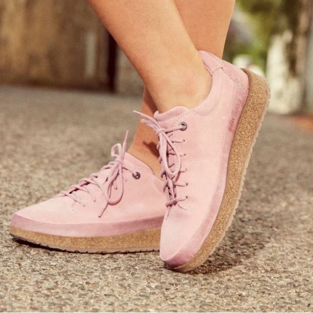 Birkenstock Honnef, Low, Euro 40 Narrow, Pink Suede